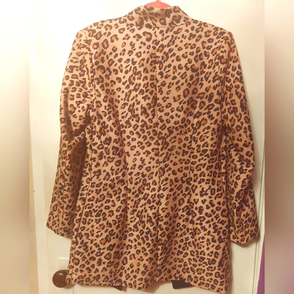 Large Floyrday Leopard Print Blazer - Picture 2 of 2